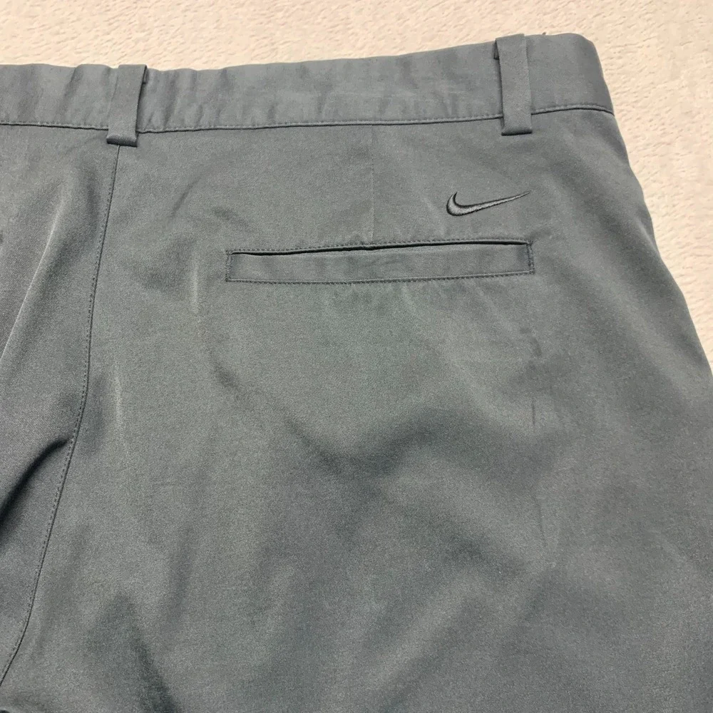 NIKE Dri-Fit Tour Performance Black Golf Chino Pants Mens 36x32